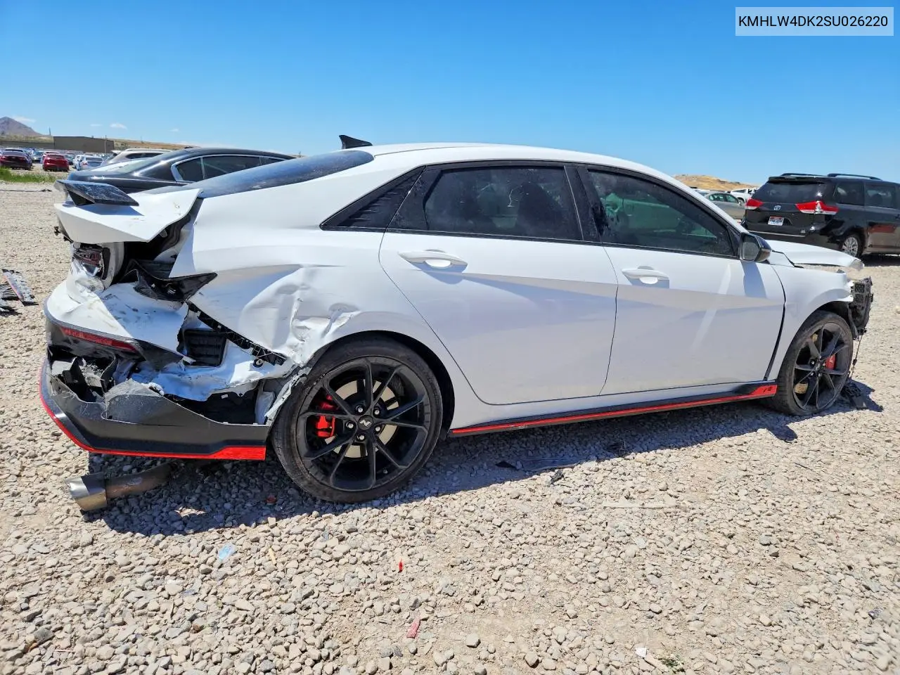 2025 Hyundai Elantra N Base VIN: KMHLW4DK2SU026220 Lot: 59918246