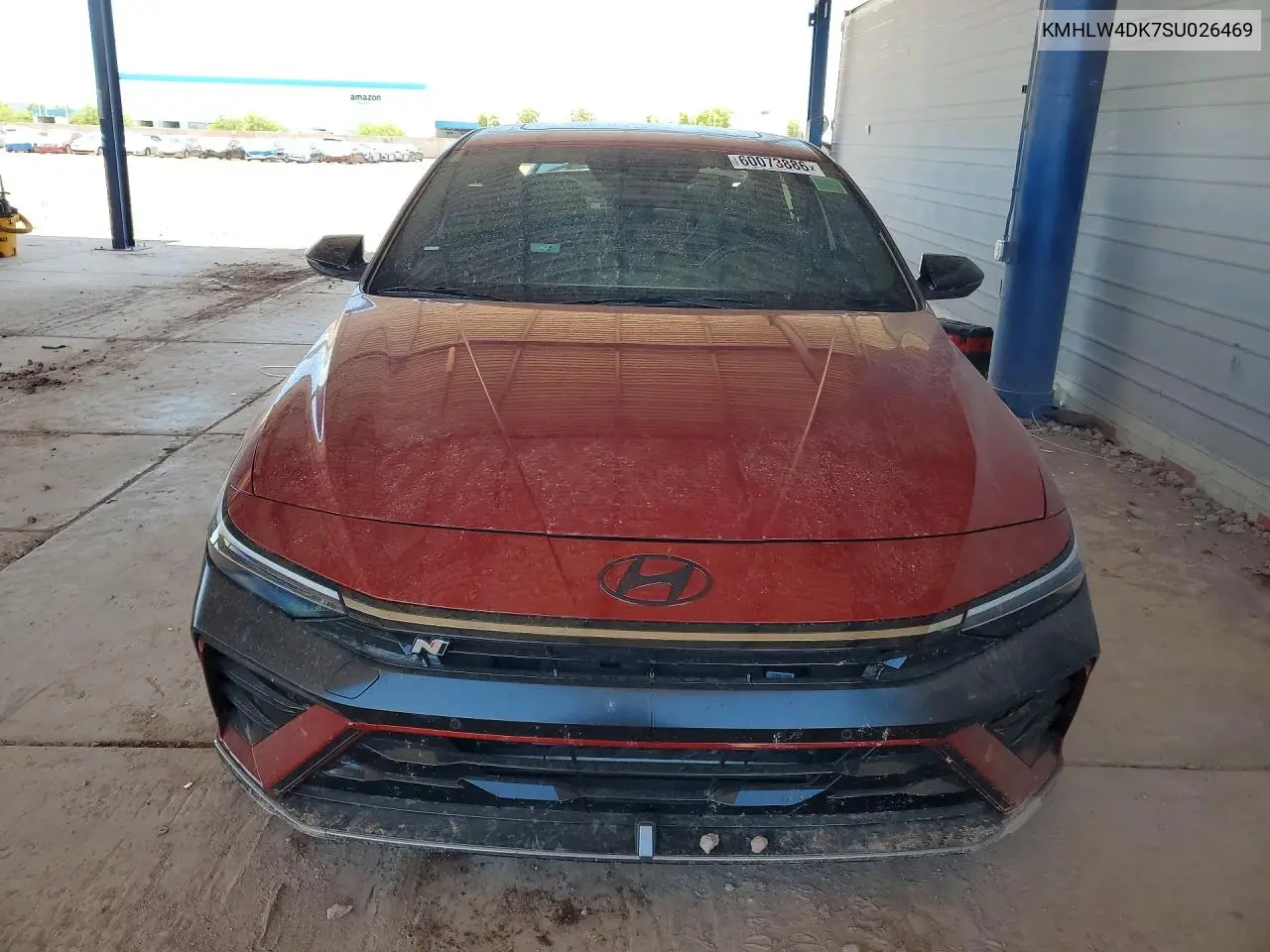 2025 Hyundai Elantra N Base VIN: KMHLW4DK7SU026469 Lot: 60073886