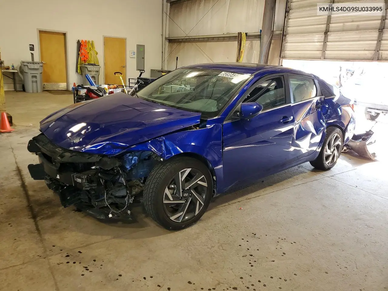 2025 Hyundai Elantra Sel VIN: KMHLS4DG9SU033995 Lot: 60984556