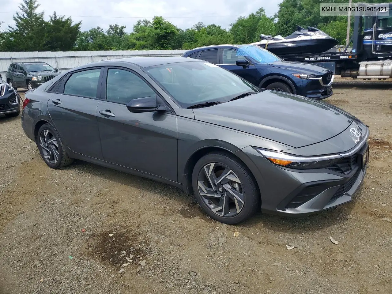 2025 Hyundai Elantra Sel Sport VIN: KMHLM4DG1SU905421 Lot: 61617936