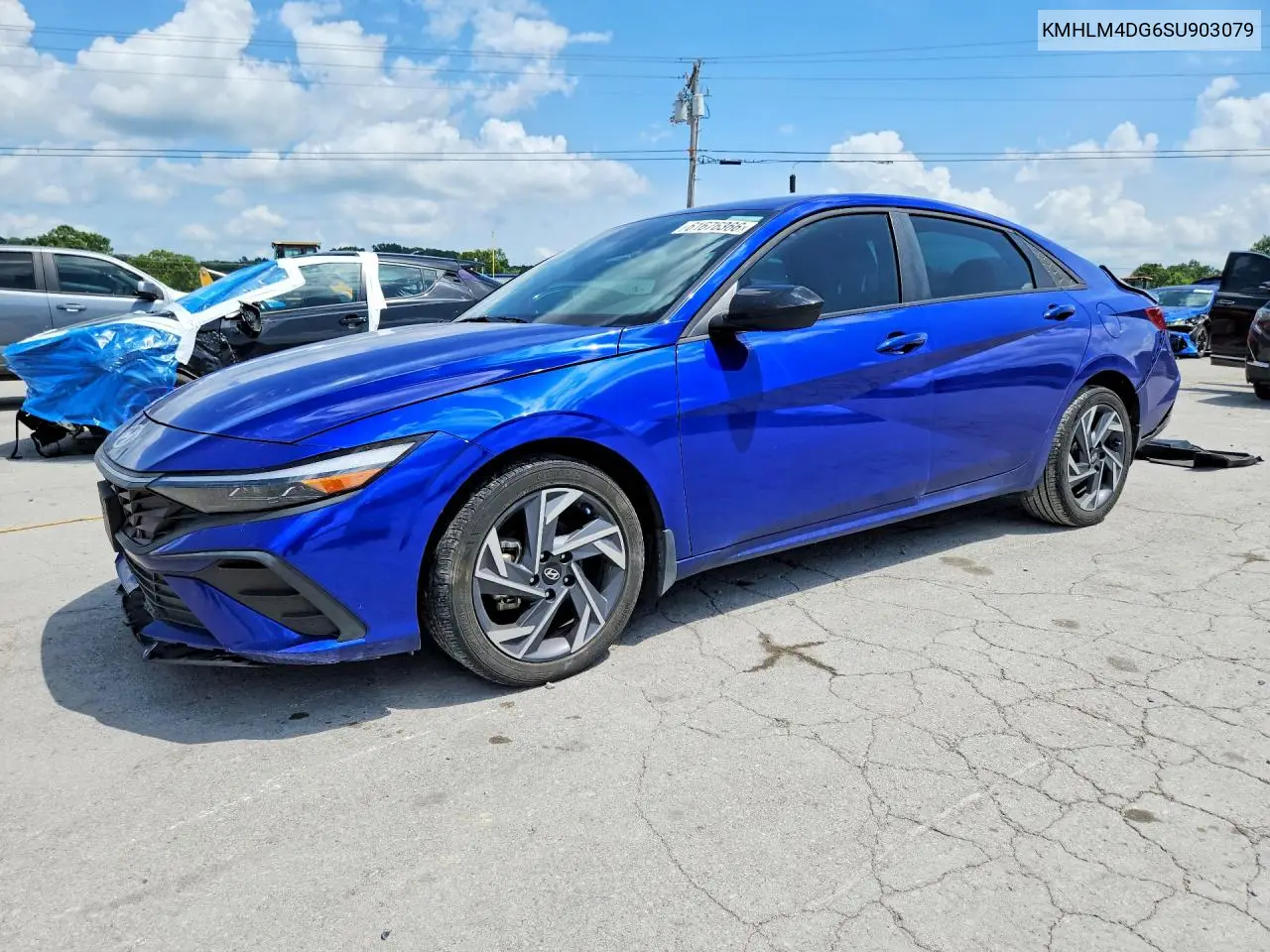2025 Hyundai Elantra Sel Sport VIN: KMHLM4DG6SU903079 Lot: 61676366