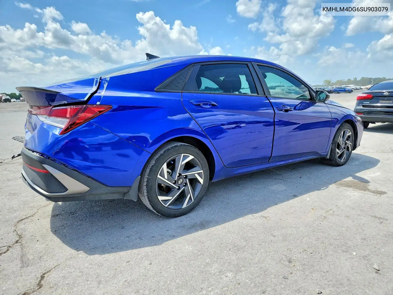 2025 Hyundai Elantra Sel Sport VIN: KMHLM4DG6SU903079 Lot: 61676366