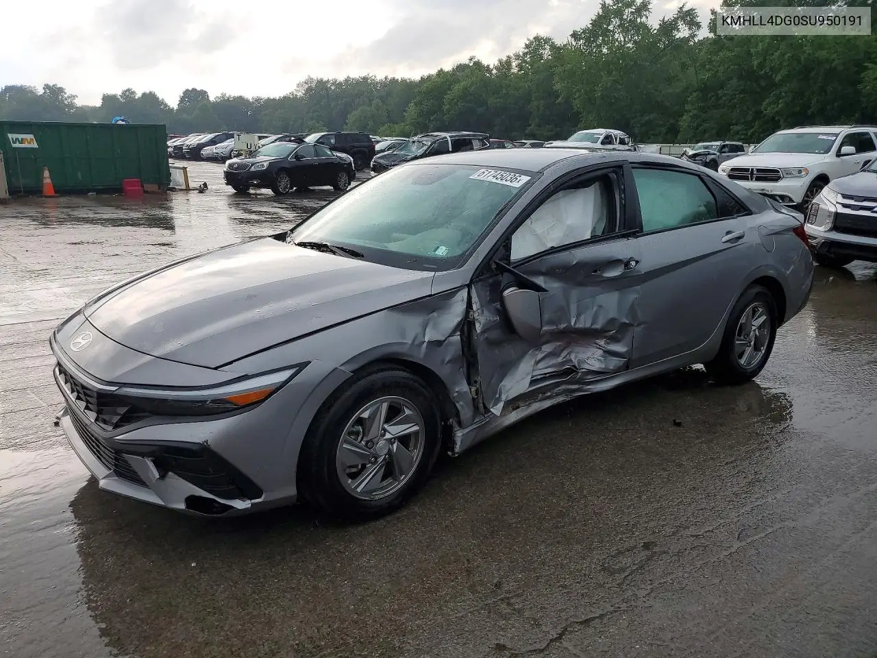 2025 Hyundai Elantra Se VIN: KMHLL4DG0SU950191 Lot: 61745036