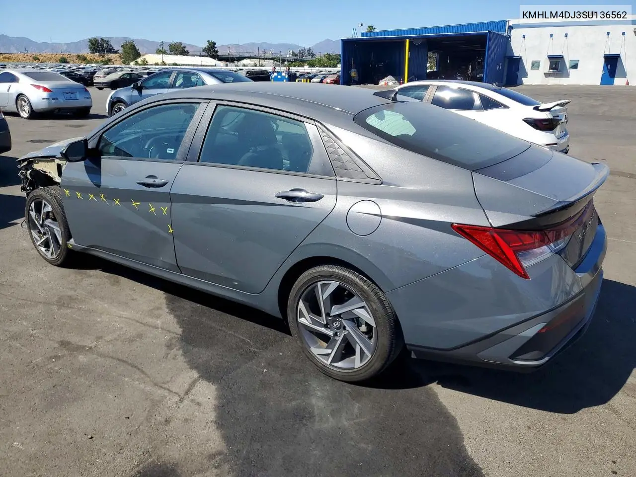 2025 Hyundai Elantra Hybrid Sel Sport VIN: KMHLM4DJ3SU136562 Lot: 61770536