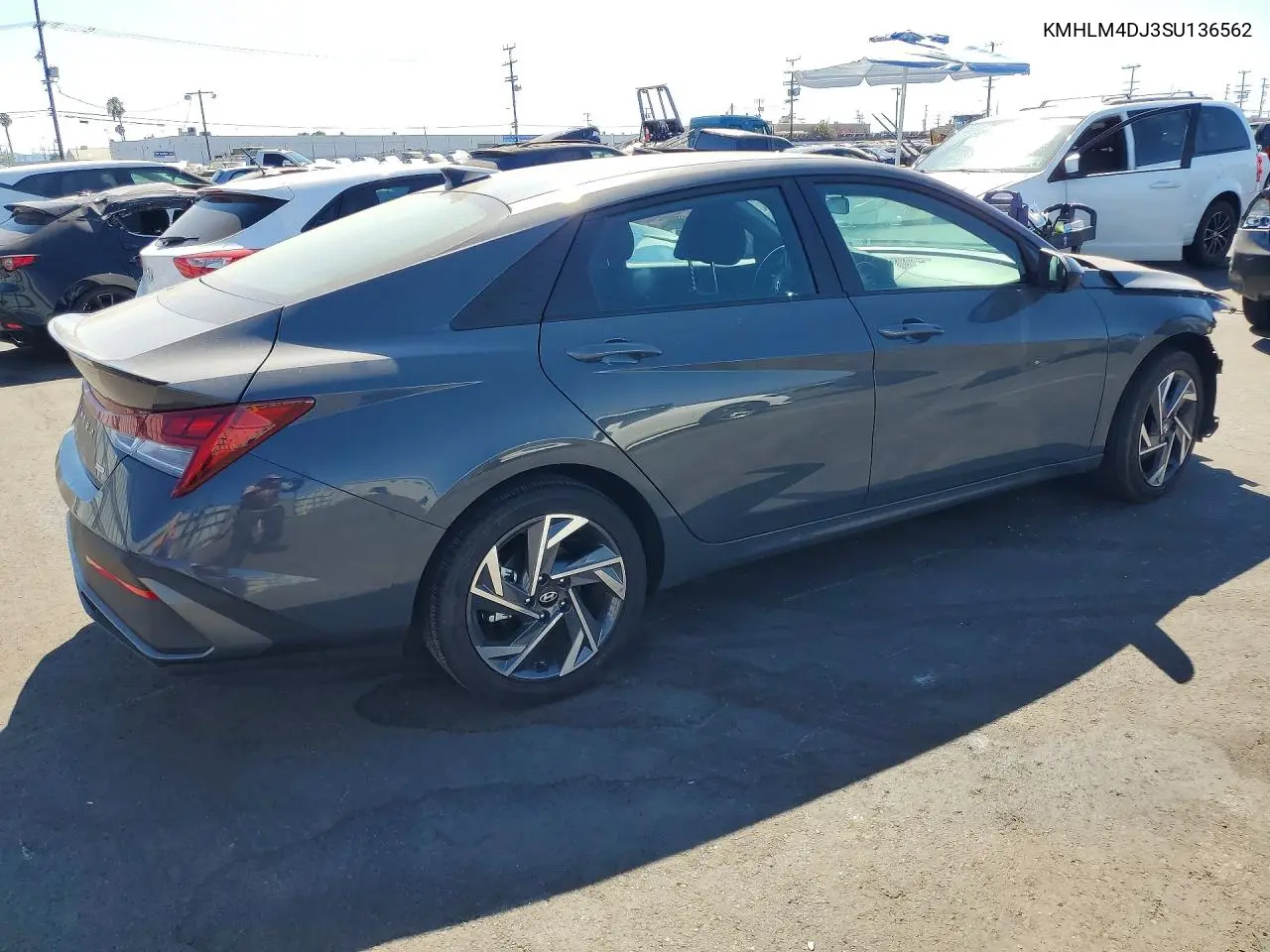 2025 Hyundai Elantra Hybrid Sel Sport VIN: KMHLM4DJ3SU136562 Lot: 61770536