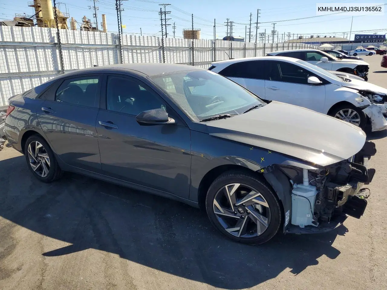 2025 Hyundai Elantra Hybrid Sel Sport VIN: KMHLM4DJ3SU136562 Lot: 61770536