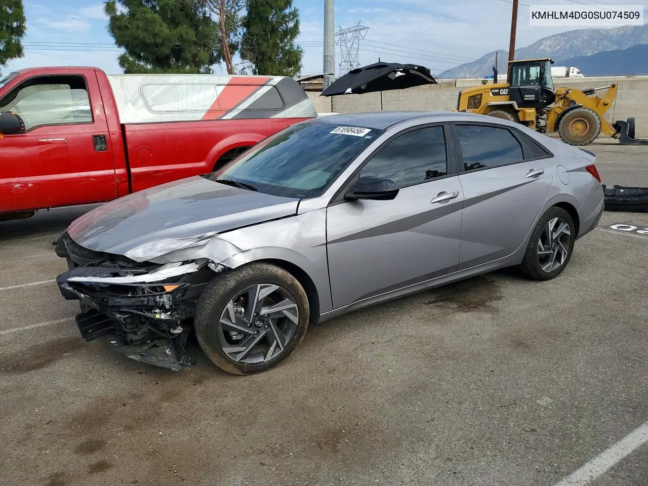 2025 Hyundai Elantra Sel Sport VIN: KMHLM4DG0SU074509 Lot: 61898456