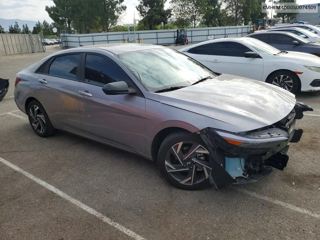 2025 Hyundai Elantra Sel Sport VIN: KMHLM4DG0SU074509 Lot: 61898456