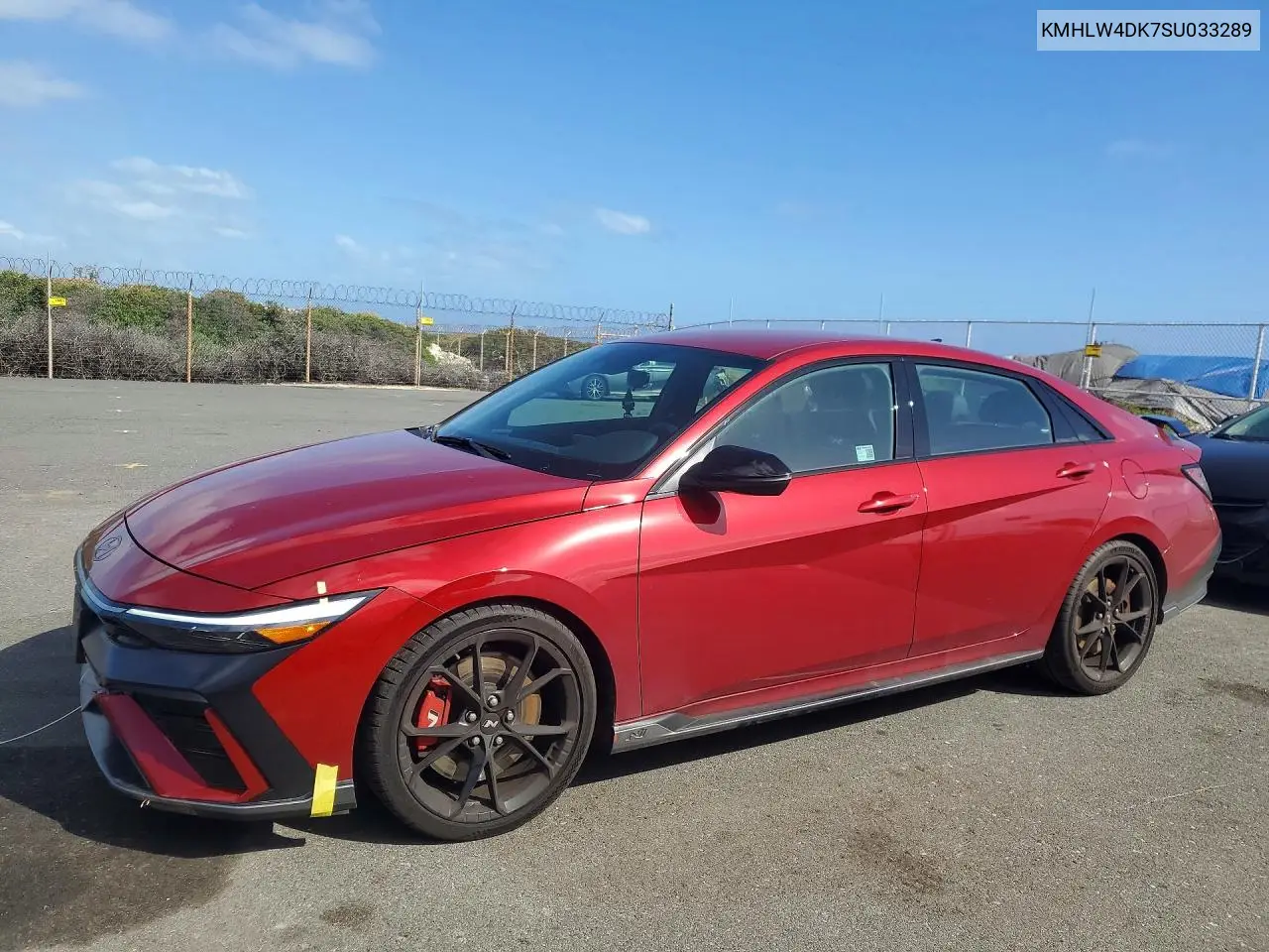 2025 Hyundai Elantra N VIN: KMHLW4DK7SU033289 Lot: 76494155