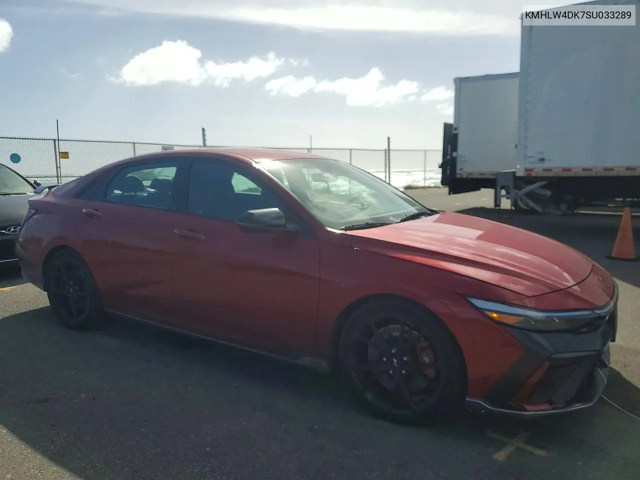 2025 Hyundai Elantra N VIN: KMHLW4DK7SU033289 Lot: 76494155