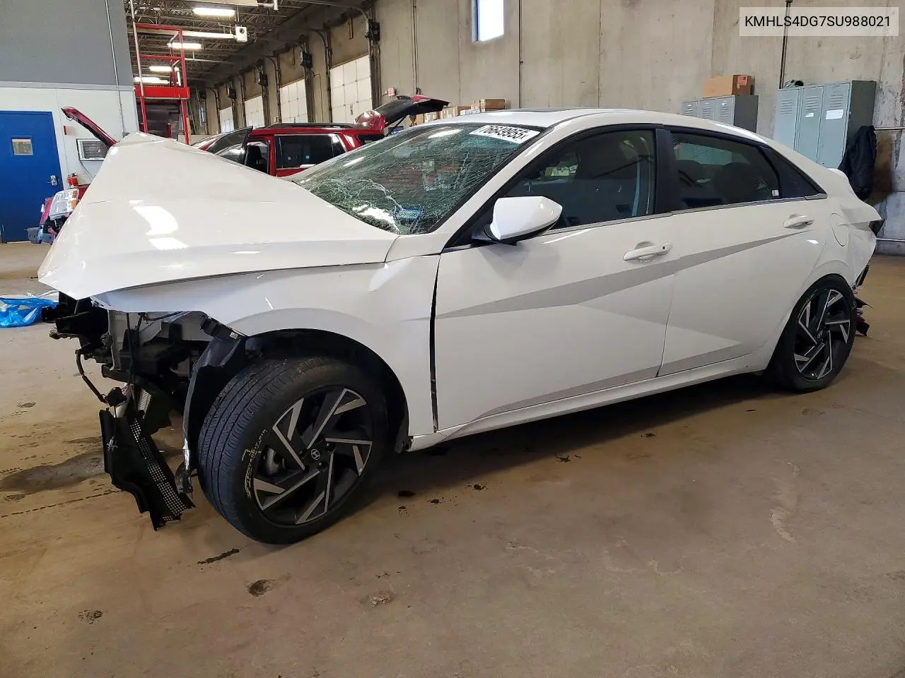 2025 Hyundai Elantra Sel VIN: KMHLS4DG7SU988021 Lot: 76649955