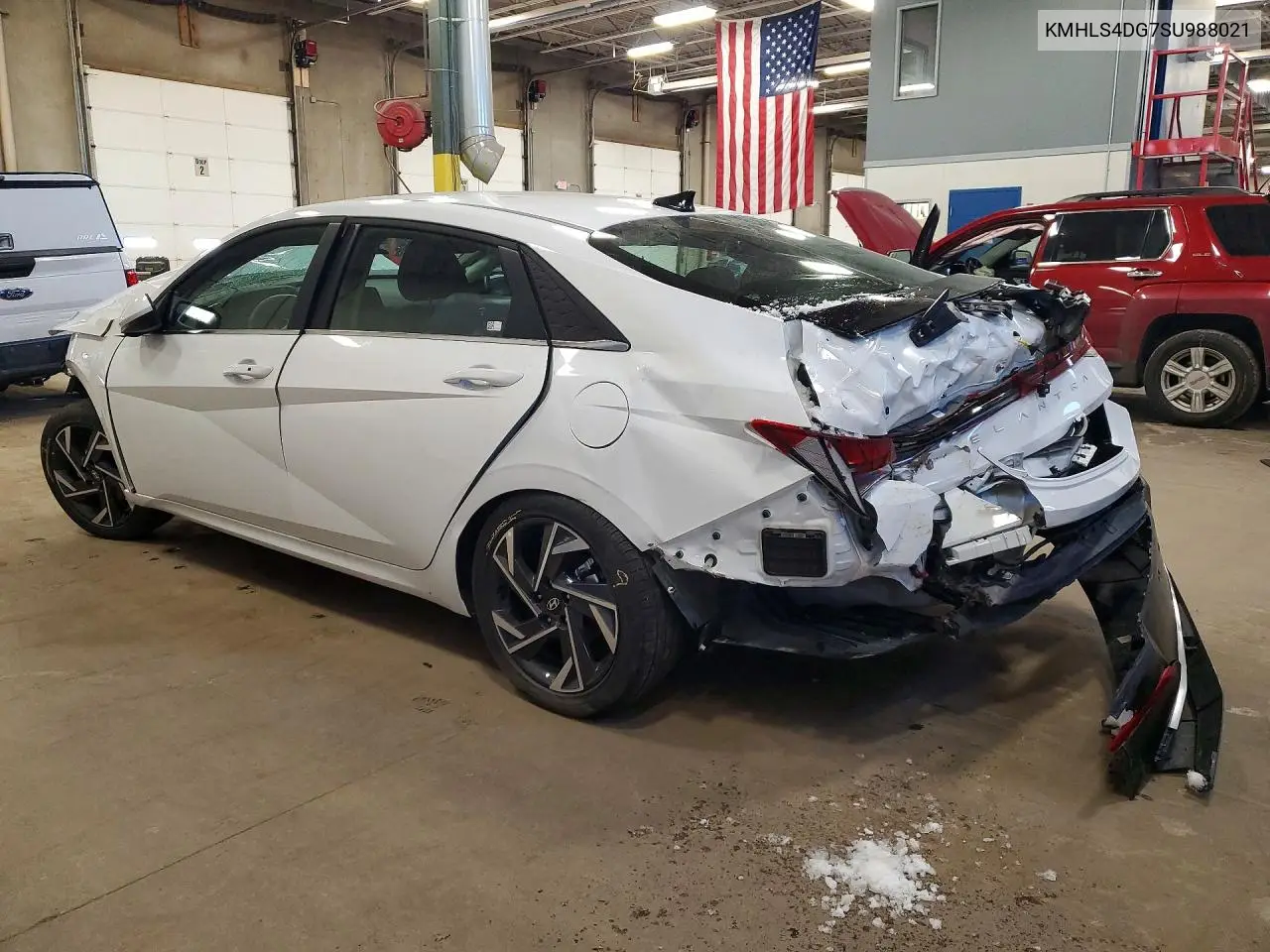 2025 Hyundai Elantra Sel VIN: KMHLS4DG7SU988021 Lot: 76649955