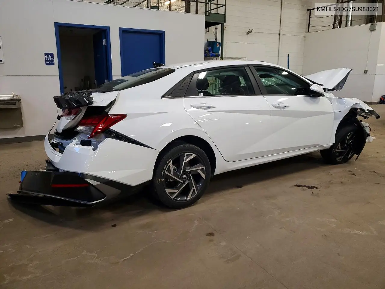 2025 Hyundai Elantra Sel VIN: KMHLS4DG7SU988021 Lot: 76649955
