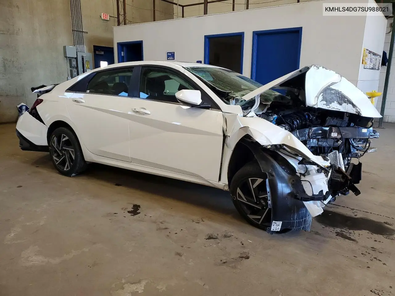 2025 Hyundai Elantra Sel VIN: KMHLS4DG7SU988021 Lot: 76649955