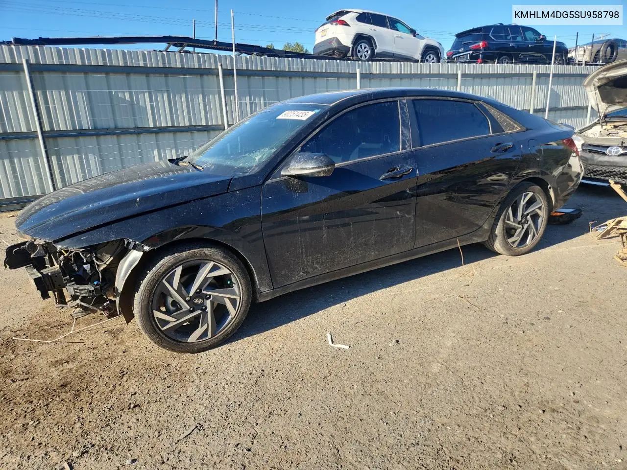 KMHLM4DG5SU958798 2025 Hyundai Elantra Sel Sport
