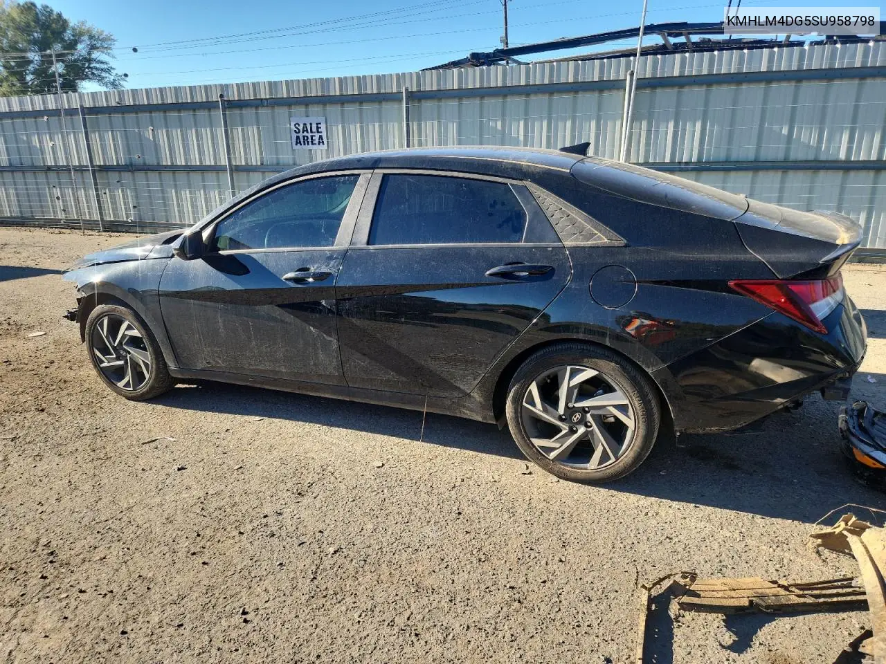 KMHLM4DG5SU958798 2025 Hyundai Elantra Sel Sport