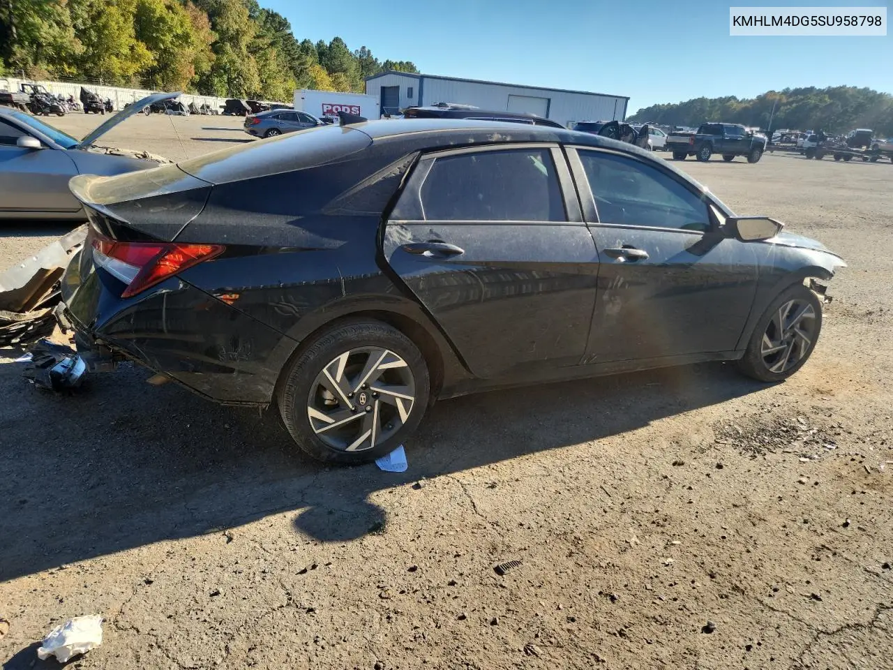 KMHLM4DG5SU958798 2025 Hyundai Elantra Sel Sport