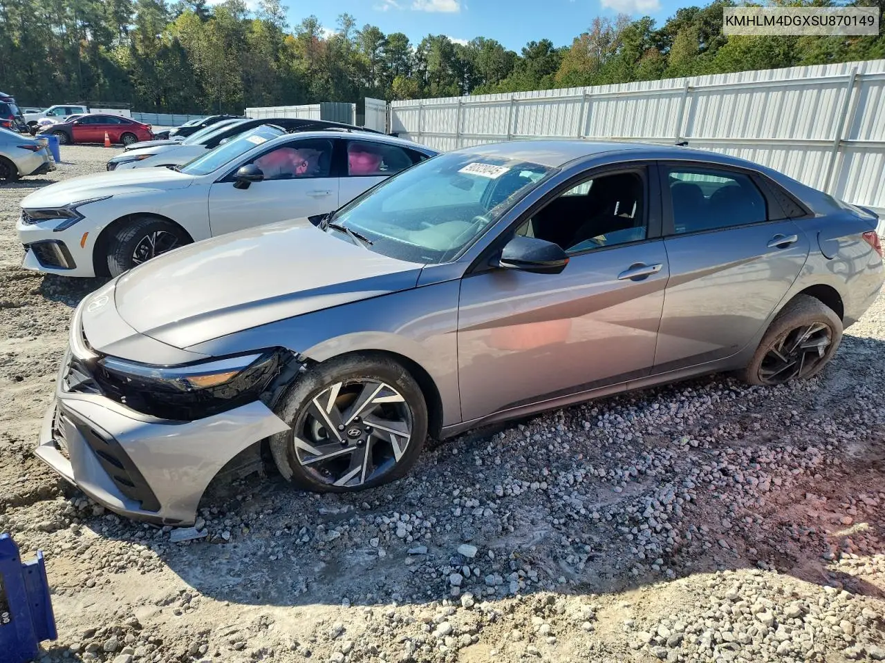 KMHLM4DGXSU870149 2025 Hyundai Elantra Sel Sport