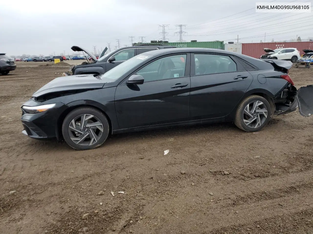 KMHLM4DG9SU968105 2025 Hyundai Elantra Sel Sport