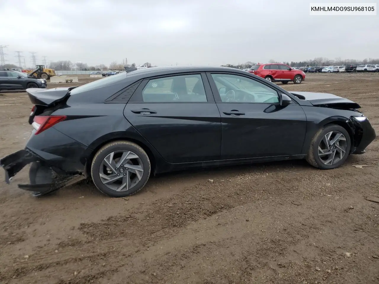 KMHLM4DG9SU968105 2025 Hyundai Elantra Sel Sport