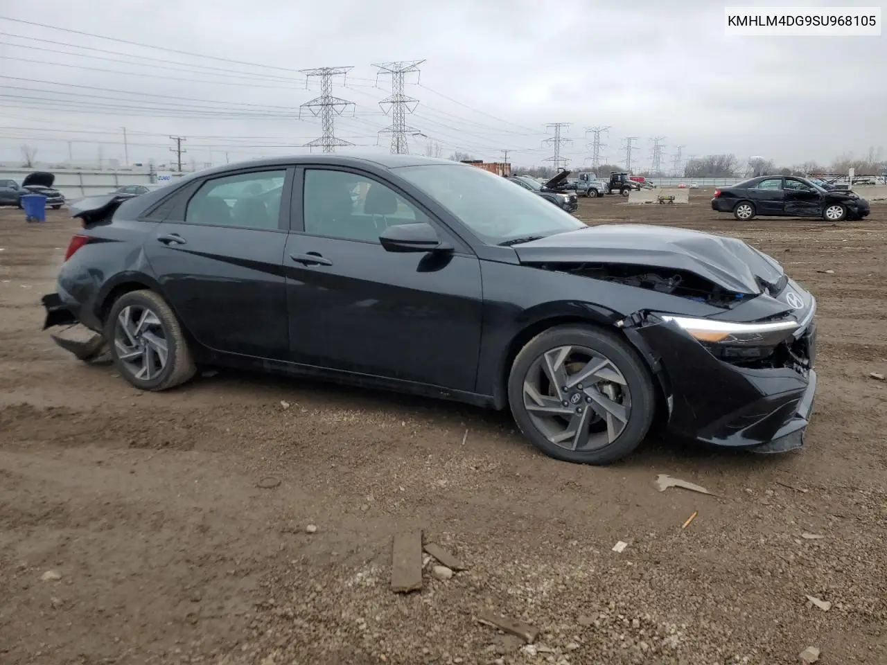 KMHLM4DG9SU968105 2025 Hyundai Elantra Sel Sport