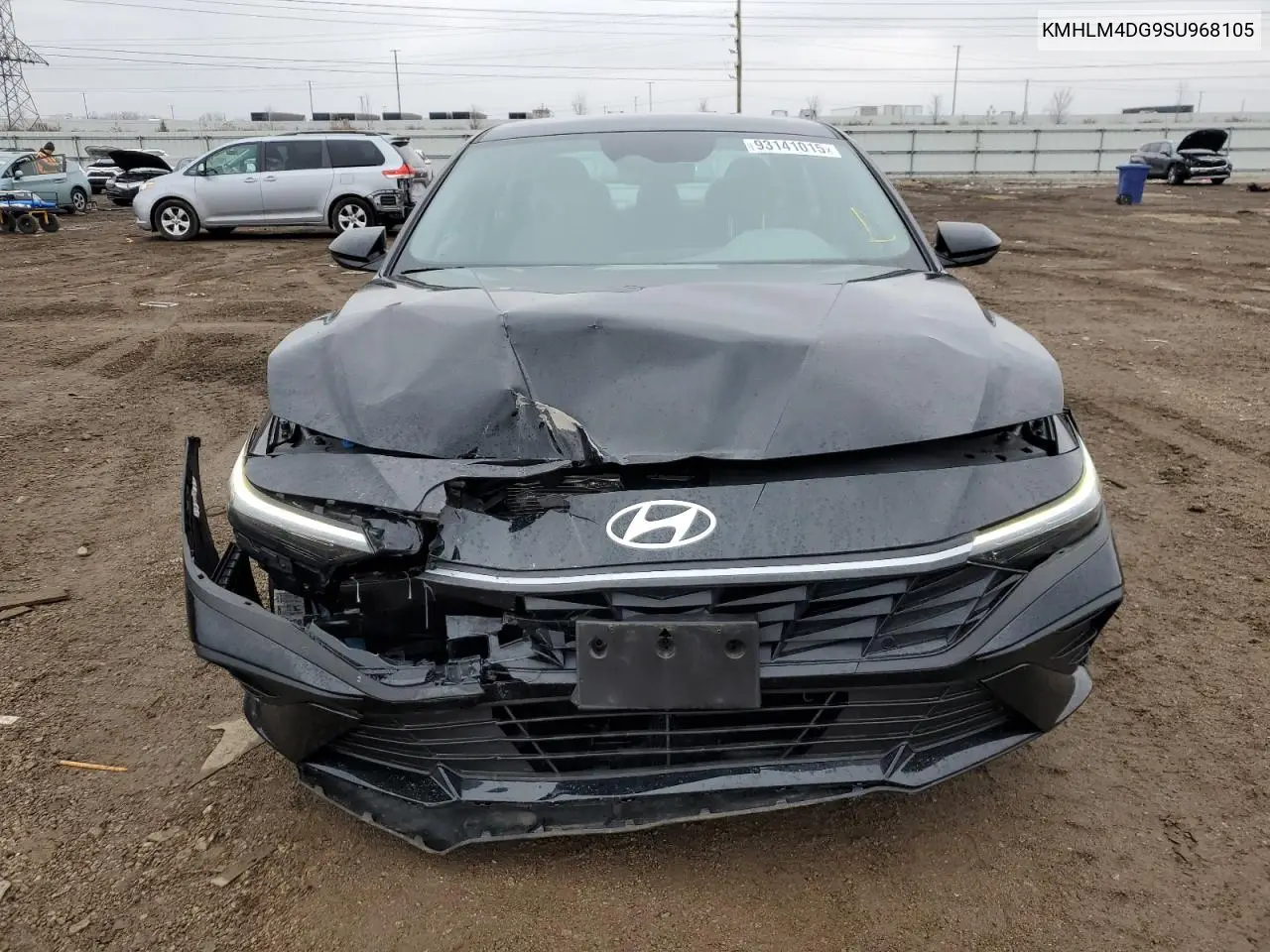 KMHLM4DG9SU968105 2025 Hyundai Elantra Sel Sport