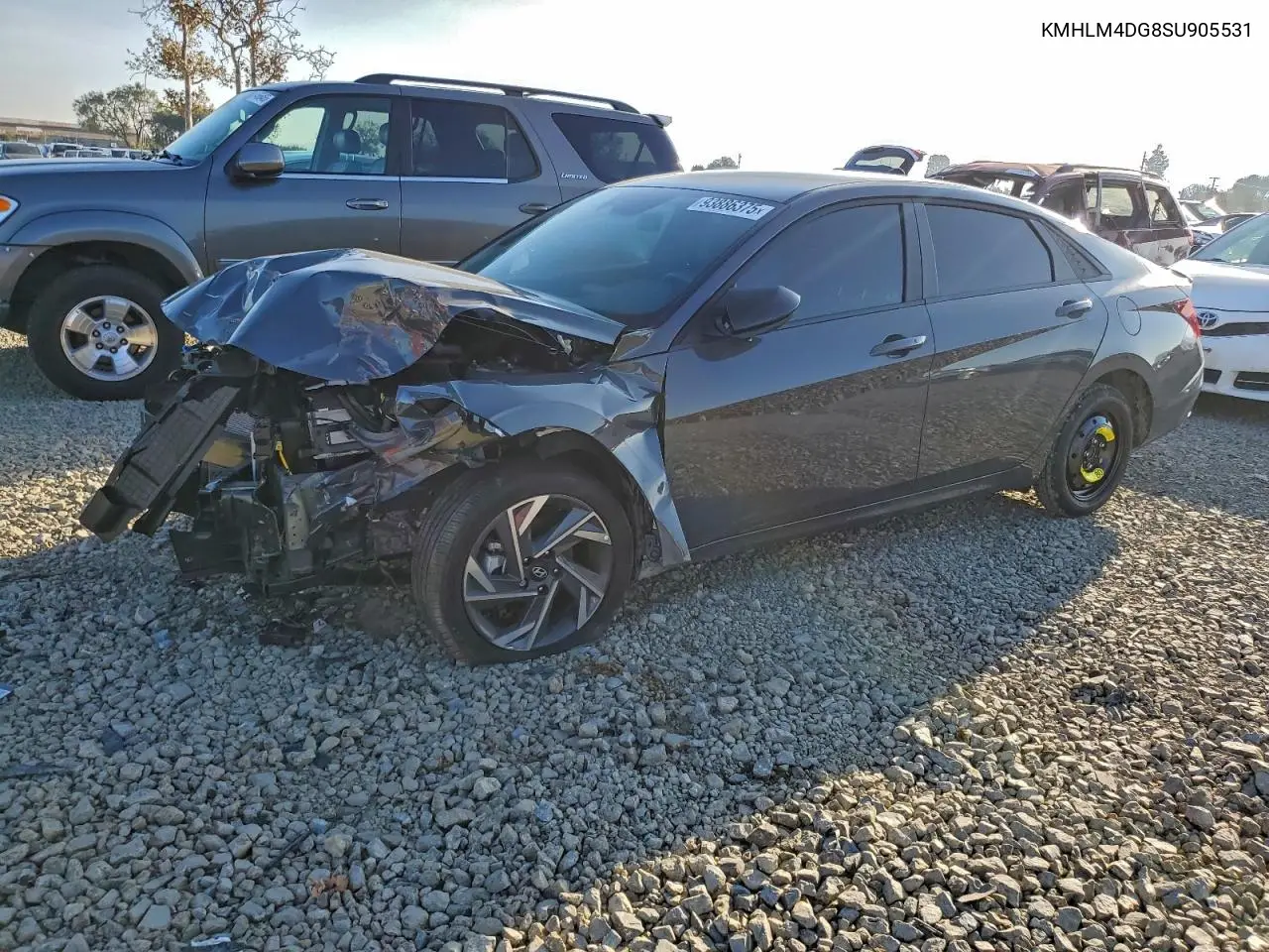 KMHLM4DG8SU905531 2025 Hyundai Elantra Sel Sport