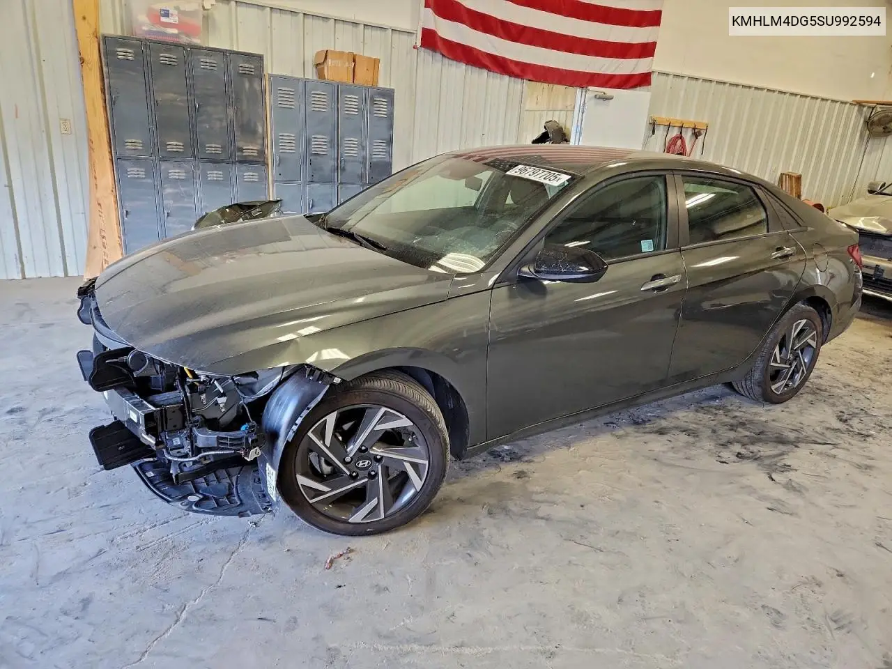 KMHLM4DG5SU992594 2025 Hyundai Elantra Sel Sport