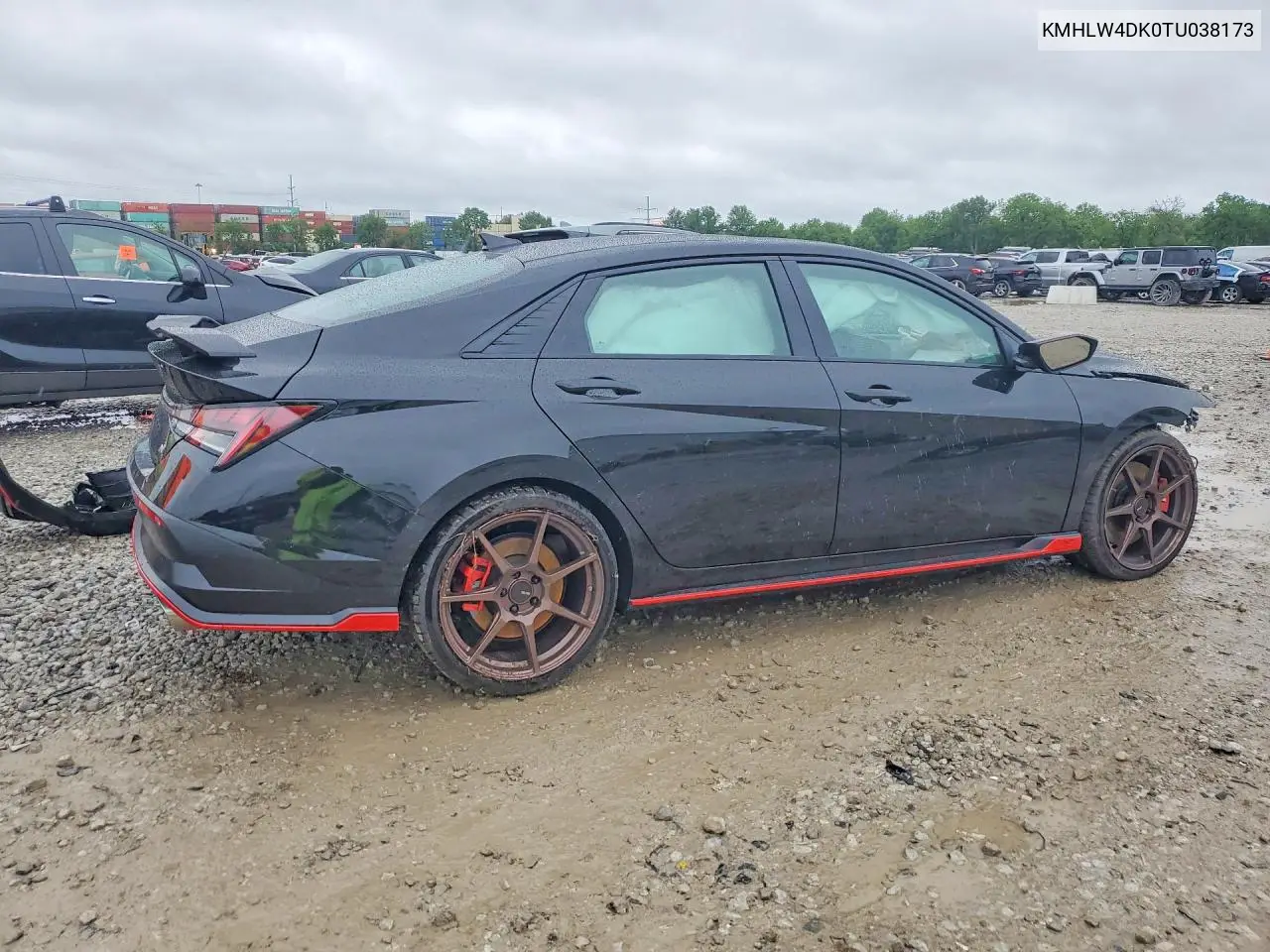 2026 Hyundai Elantra N Base VIN: KMHLW4DK0TU038173 Lot: 54194456