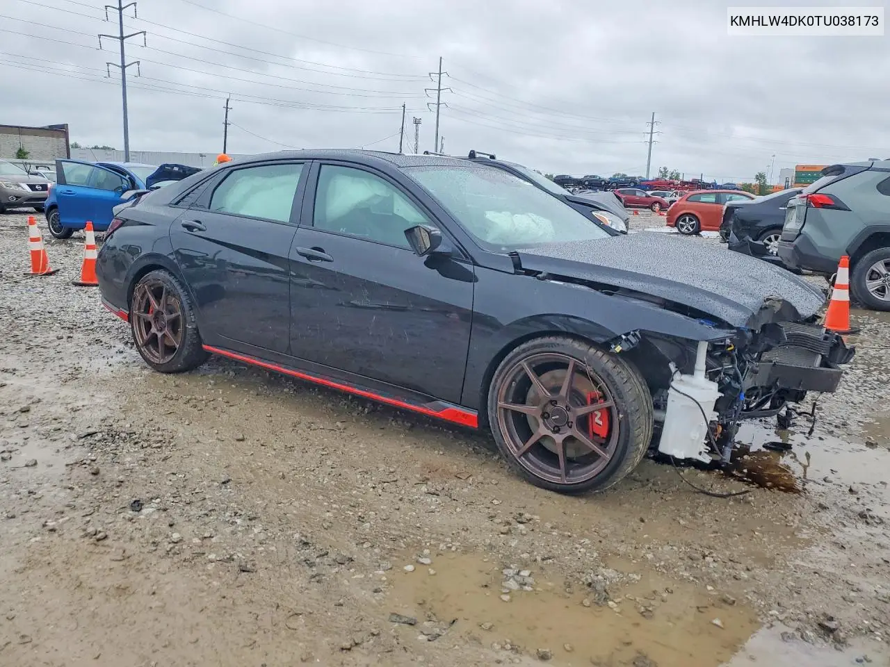 2026 Hyundai Elantra N Base VIN: KMHLW4DK0TU038173 Lot: 54194456