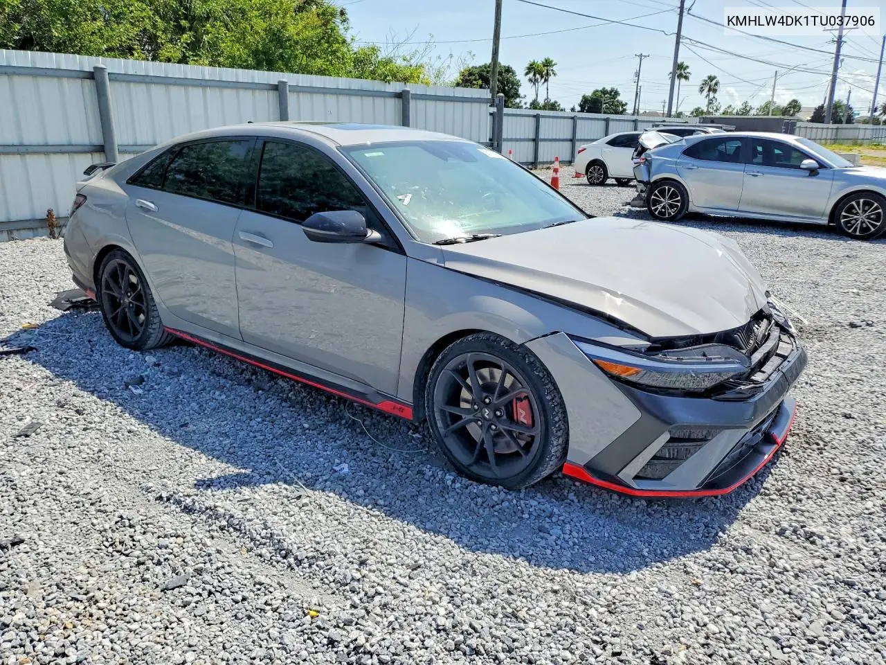 2026 Hyundai Elantra N Base VIN: KMHLW4DK1TU037906 Lot: 56162016