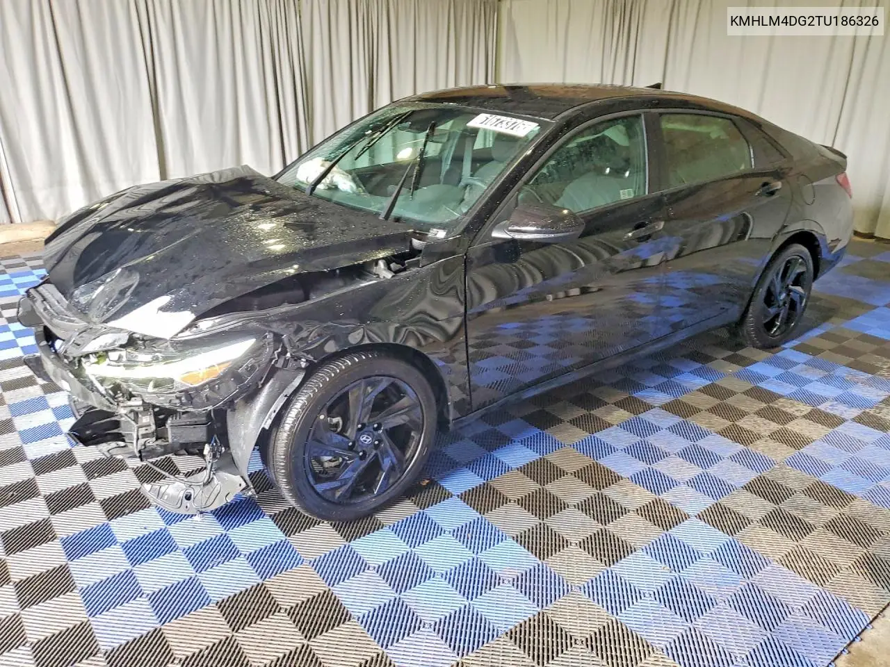 2026 Hyundai Elantra Sel Sport VIN: KMHLM4DG2TU186326 Lot: 61673376