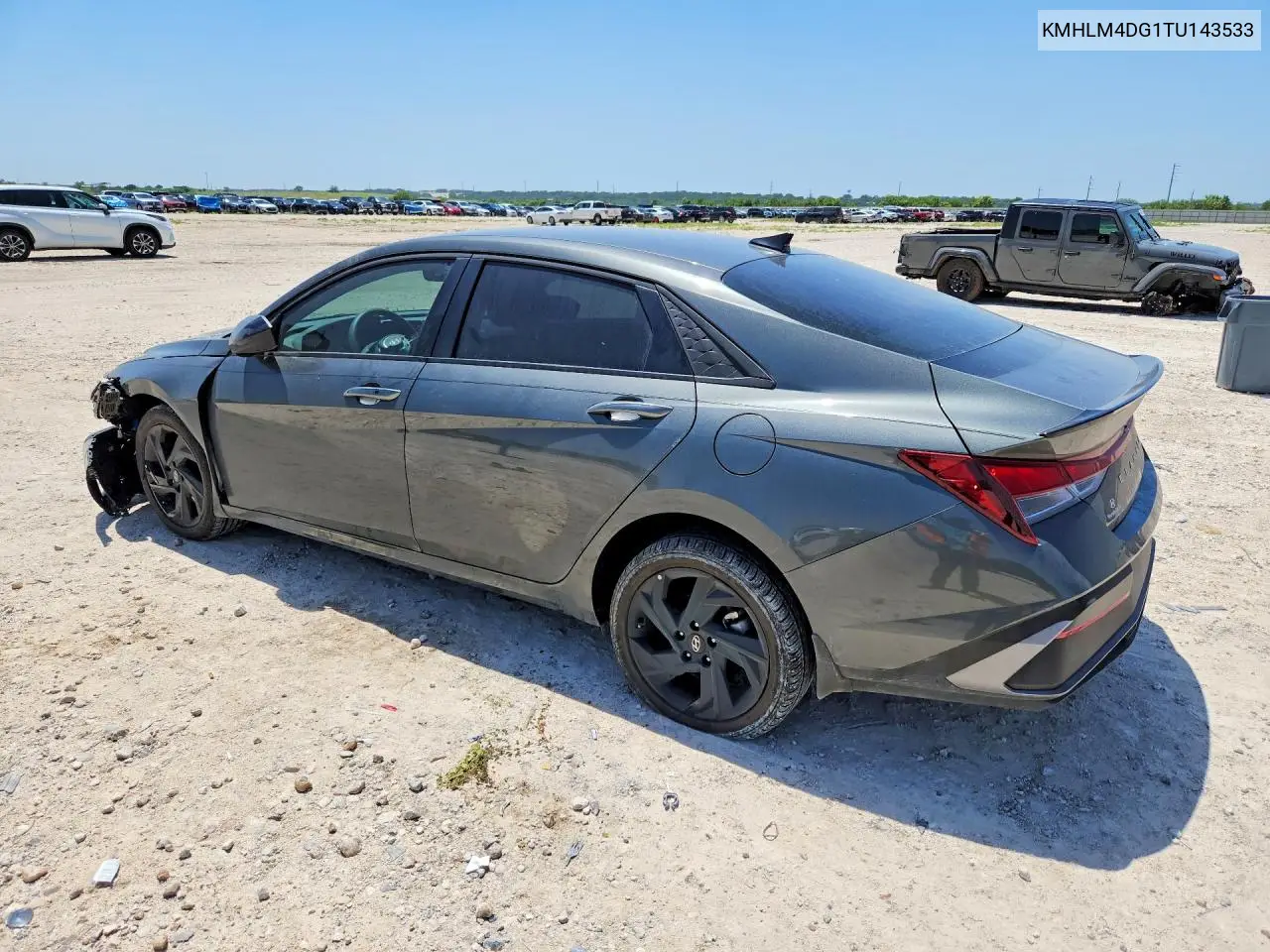 2026 Hyundai Elantra Sel Sport VIN: KMHLM4DG1TU143533 Lot: 61998326