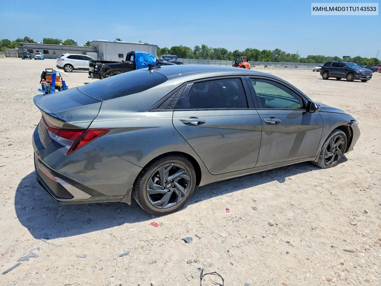 2026 Hyundai Elantra Sel Sport VIN: KMHLM4DG1TU143533 Lot: 61998326