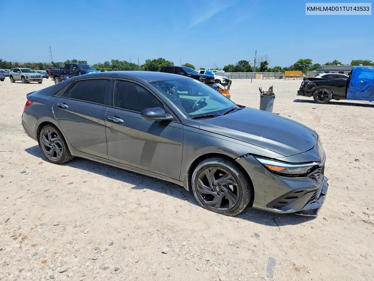 2026 Hyundai Elantra Sel Sport VIN: KMHLM4DG1TU143533 Lot: 61998326