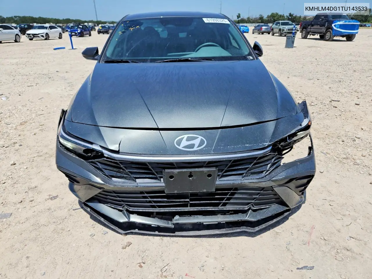 2026 Hyundai Elantra Sel Sport VIN: KMHLM4DG1TU143533 Lot: 61998326