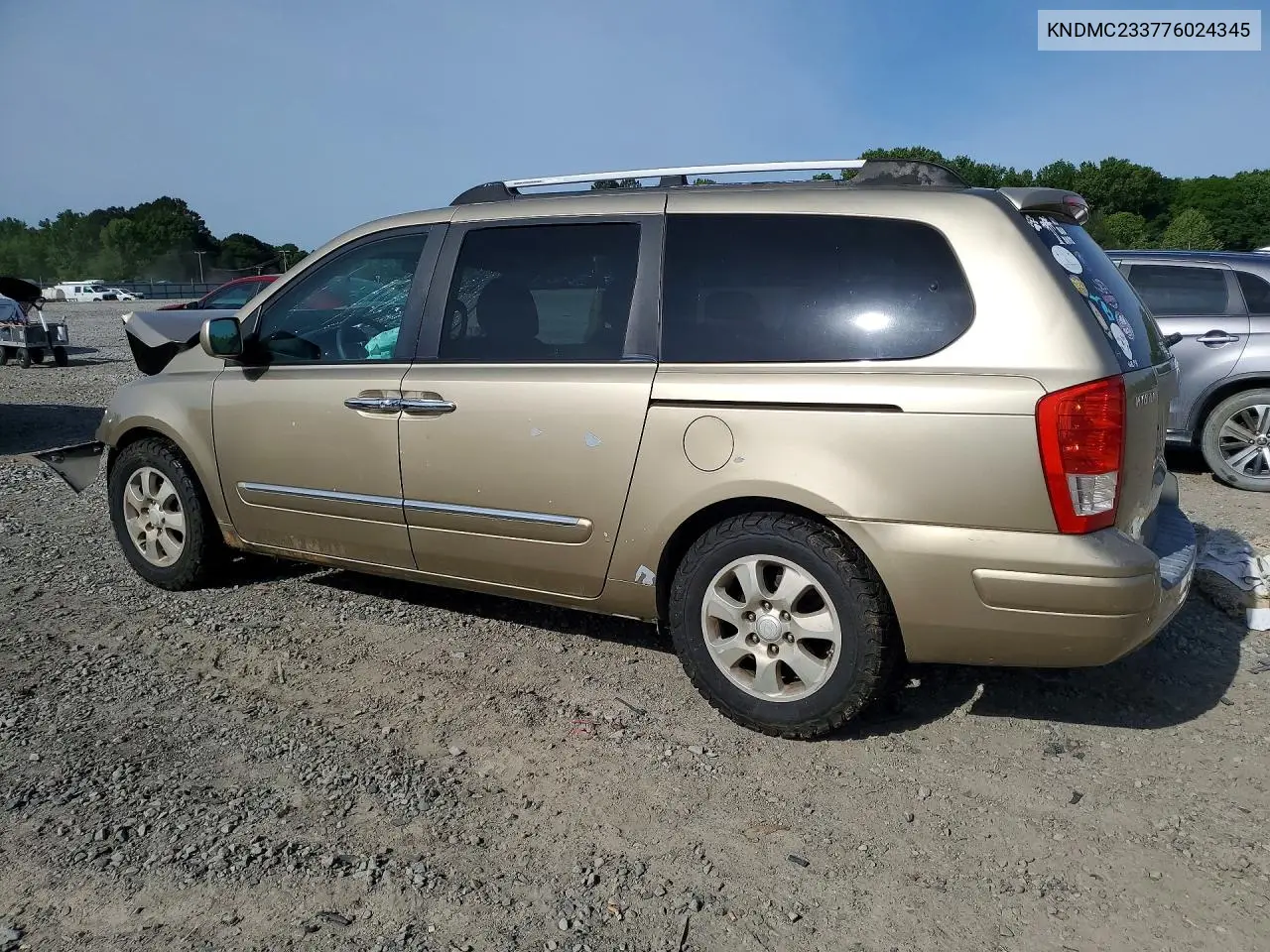 2007 Hyundai Entourage Gls VIN: KNDMC233776024345 Lot: 50779636