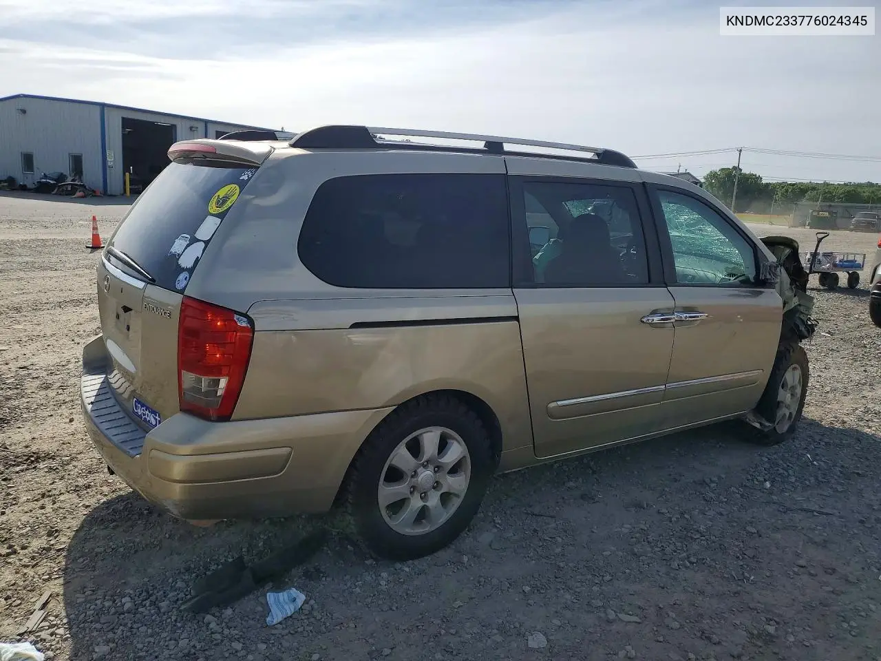 2007 Hyundai Entourage Gls VIN: KNDMC233776024345 Lot: 50779636