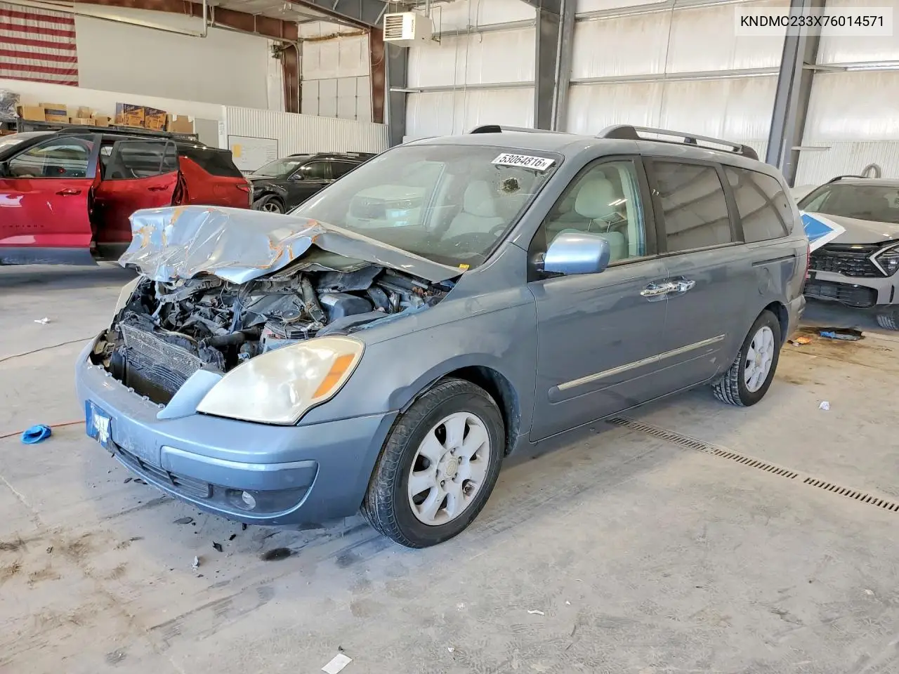 2007 Hyundai Entourage Gls VIN: KNDMC233X76014571 Lot: 53064816