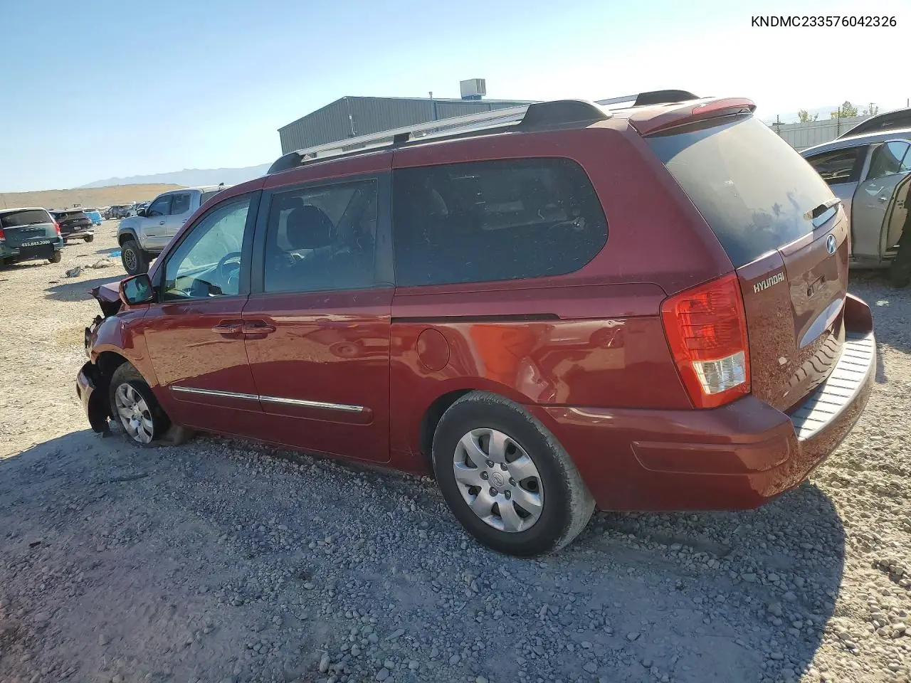 2007 Hyundai Entourage Gls VIN: KNDMC233576042326 Lot: 57735466
