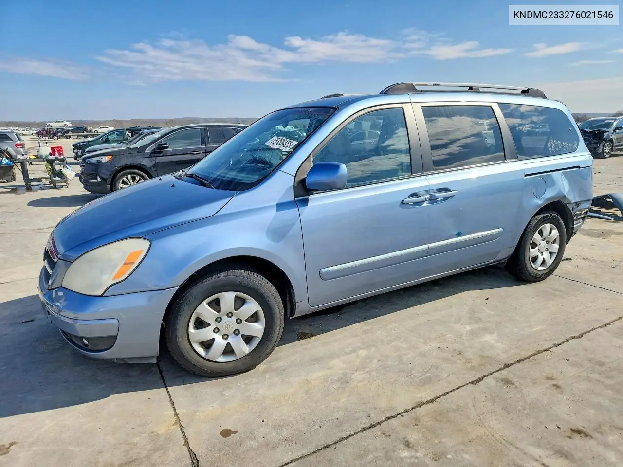2007 Hyundai Entourage Gls VIN: KNDMC233276021546 Lot: 75309425
