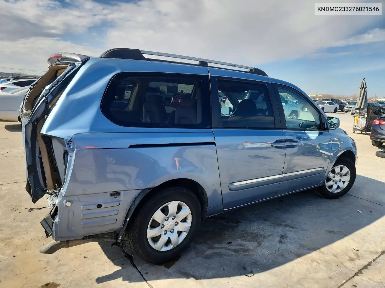 2007 Hyundai Entourage Gls VIN: KNDMC233276021546 Lot: 75309425