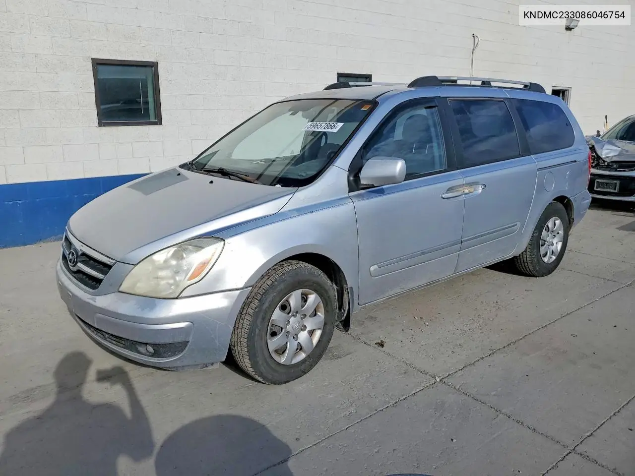2008 Hyundai Entourage VIN: KNDMC233086046754 Lot: 59657866