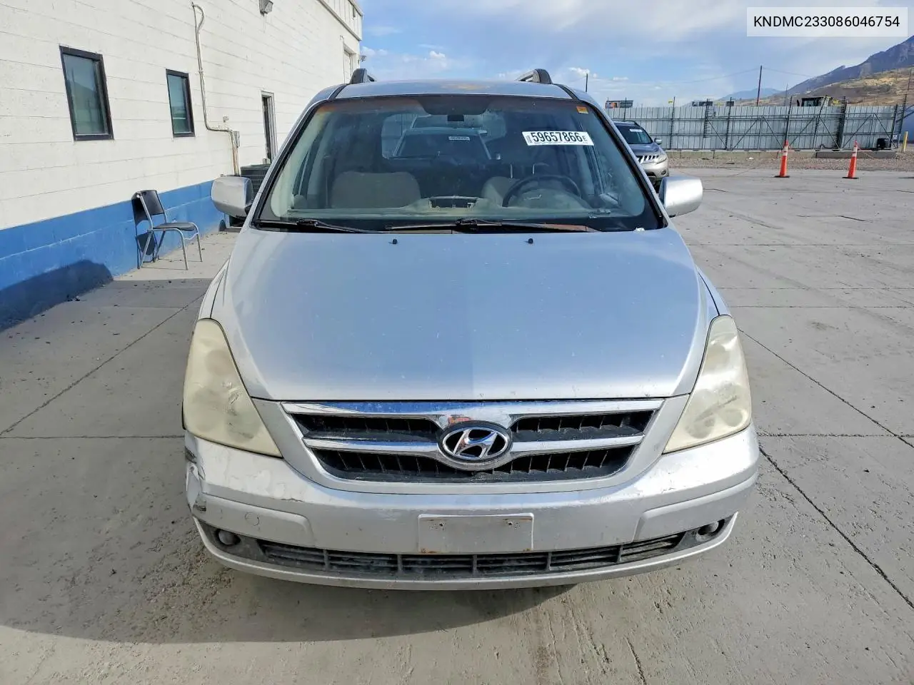2008 Hyundai Entourage VIN: KNDMC233086046754 Lot: 59657866