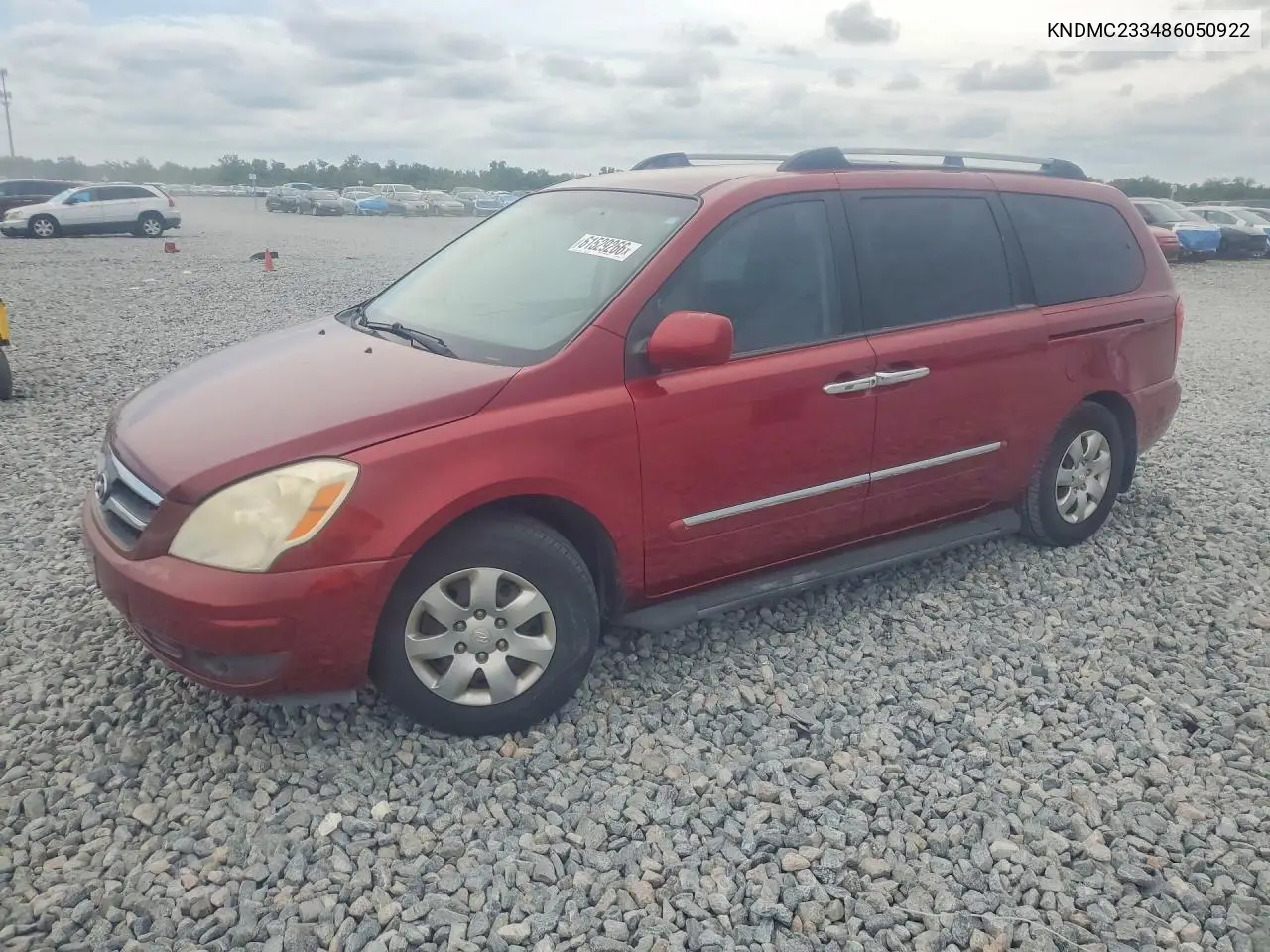 2008 Hyundai Entourage Gls VIN: KNDMC233486050922 Lot: 61529266