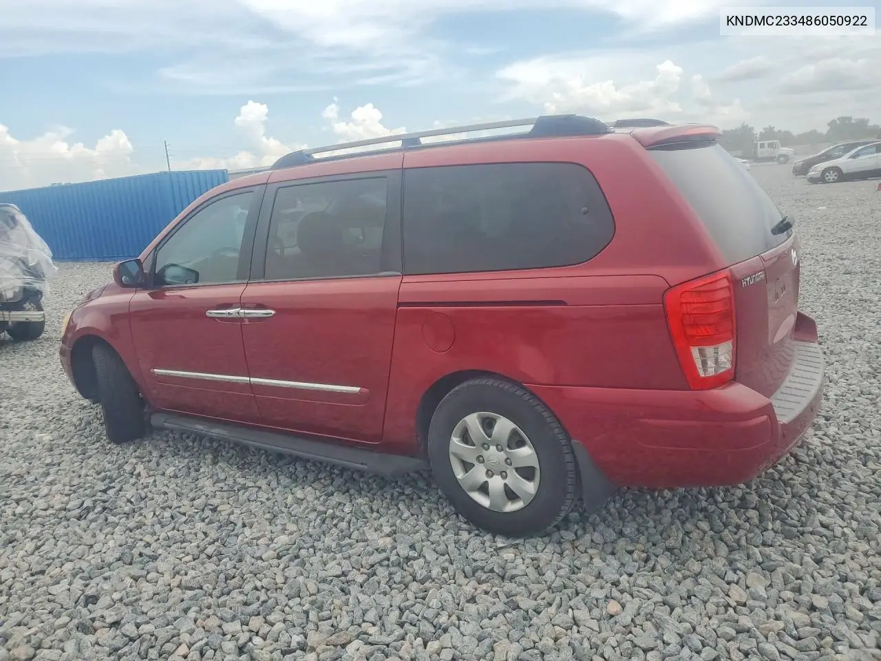 2008 Hyundai Entourage Gls VIN: KNDMC233486050922 Lot: 61529266
