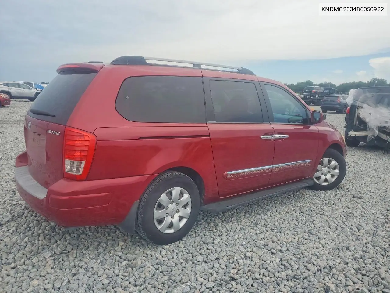 2008 Hyundai Entourage Gls VIN: KNDMC233486050922 Lot: 61529266