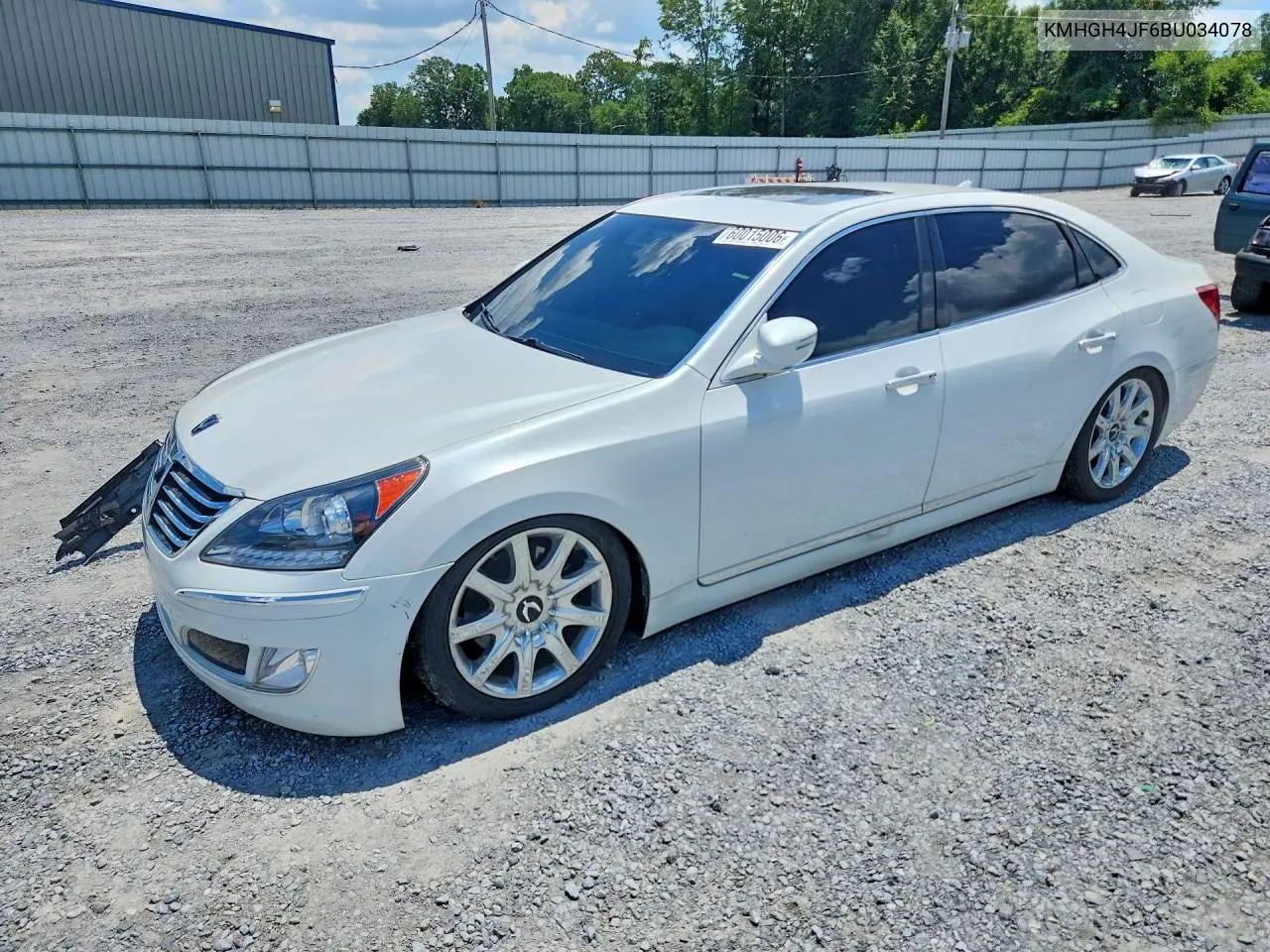2011 Hyundai Equus Ultimate VIN: KMHGH4JF6BU034078 Lot: 60015006
