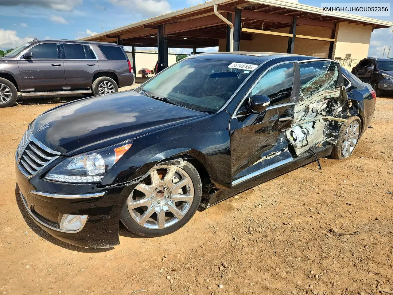 2012 Hyundai Equus Signature VIN: KMHGH4JH6CU052356 Lot: 55140666