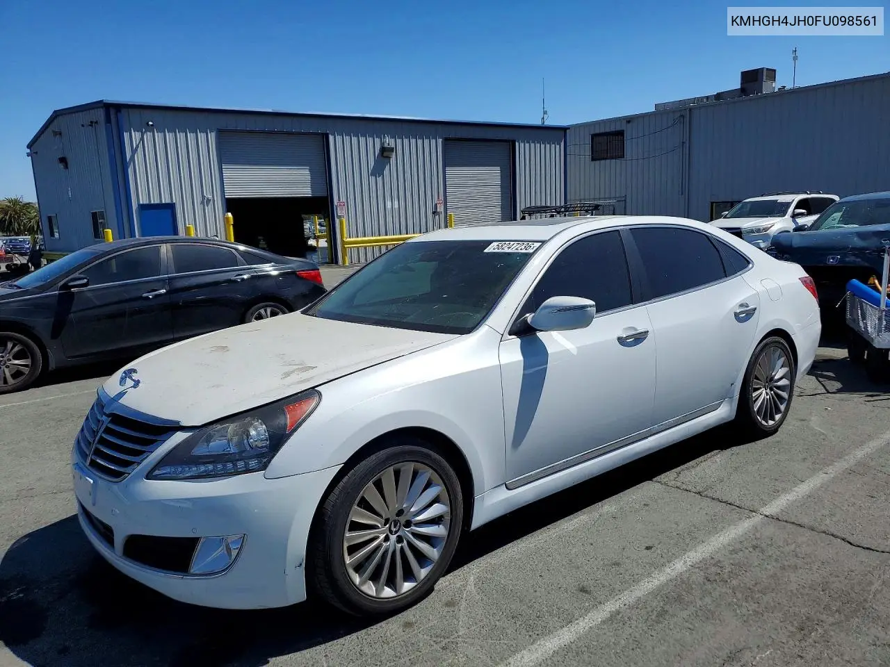 2015 Hyundai Equus Signature VIN: KMHGH4JH0FU098561 Lot: 58247236